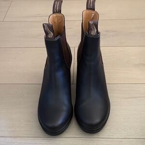 Blundstone Stout Brown Heeled Boots